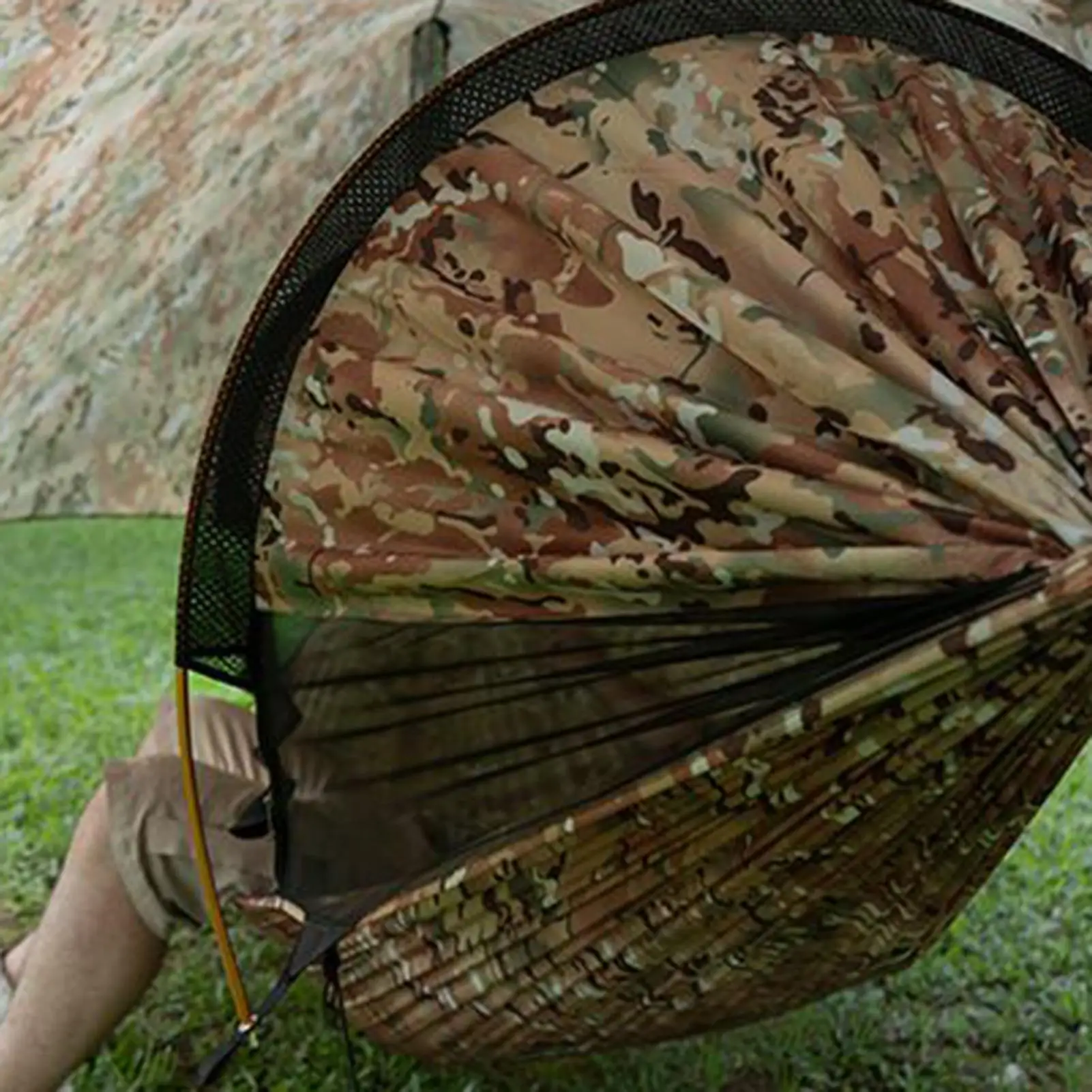 

Camping Hammocks For Adults Portable Outdoor 2-Person Sleeping Hammock Outdoor Gear Compact Parachute Sleeping Bed For Hiking