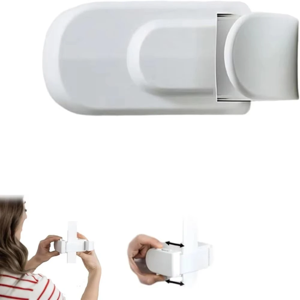 No Tools Required Door Lock No Adhesives Required Snap-On Design Snap-On Door Lock Simple Install Child Proof Door Lock