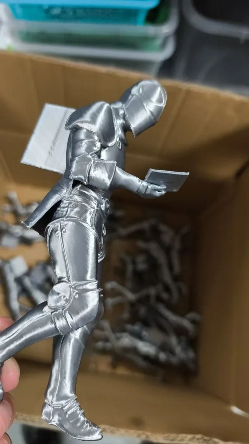 Mittelalterlicher Ritter Buchnische Gepanzerte Buchliebhaber-Figur Fantasy-Bücherregal-Dekoration Einzigartiges Geschenk für Leser – Detail 3