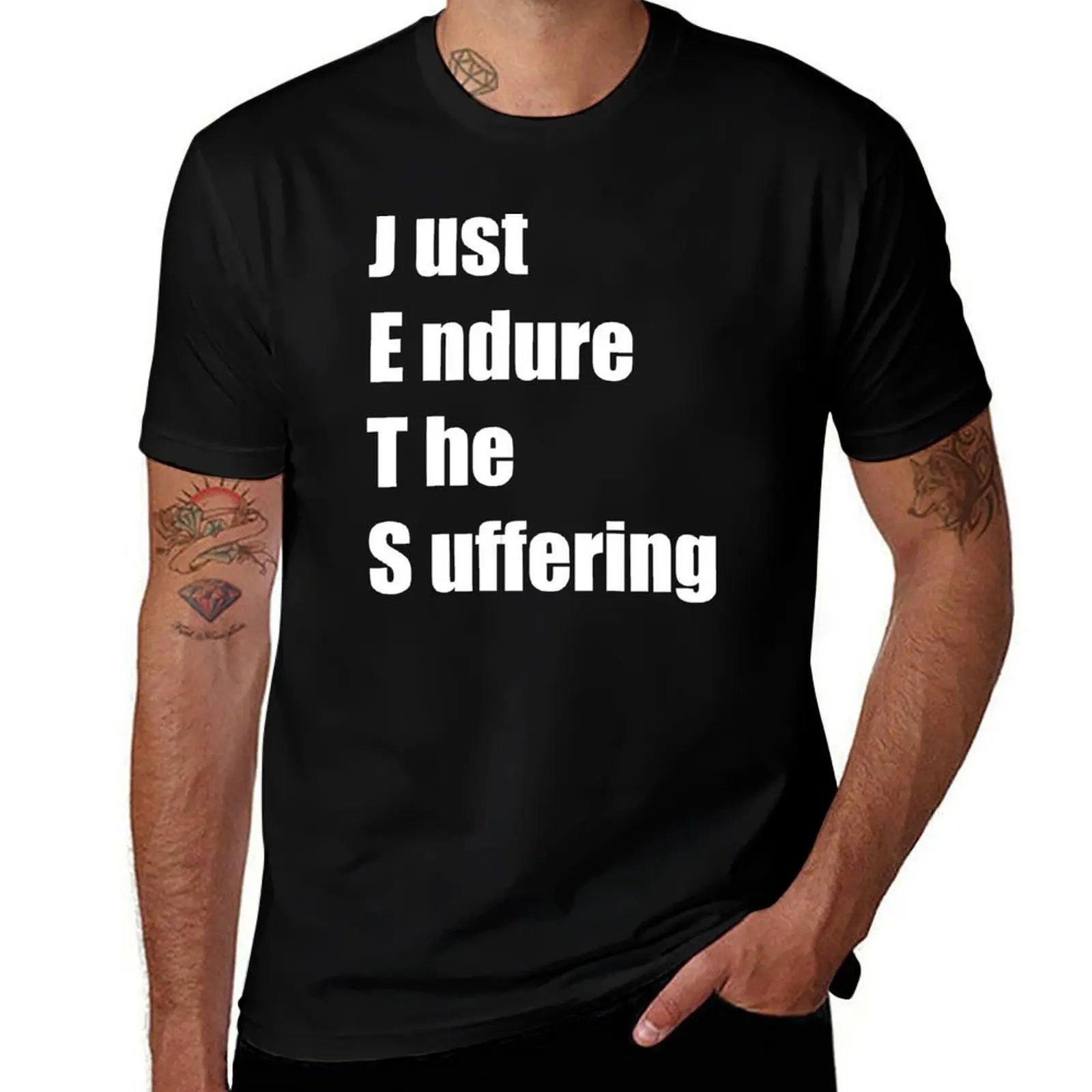 Jets – Just Endure The Suffering T-Shirt Performance Workout Short Sleeve Tee
