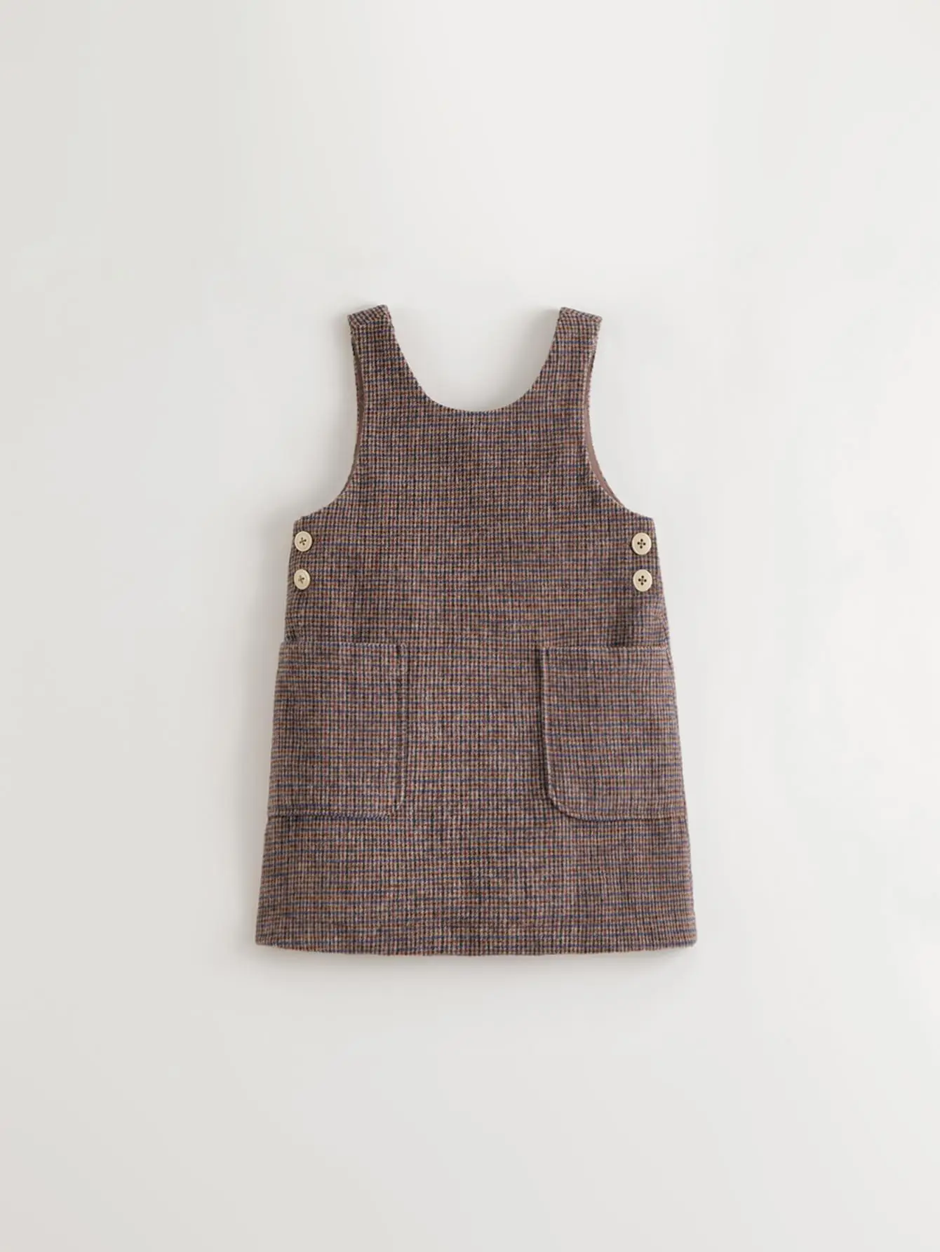

MARC & JANIE Big Kids Girl Retro Houndstooth Wool Vest Dress 551666