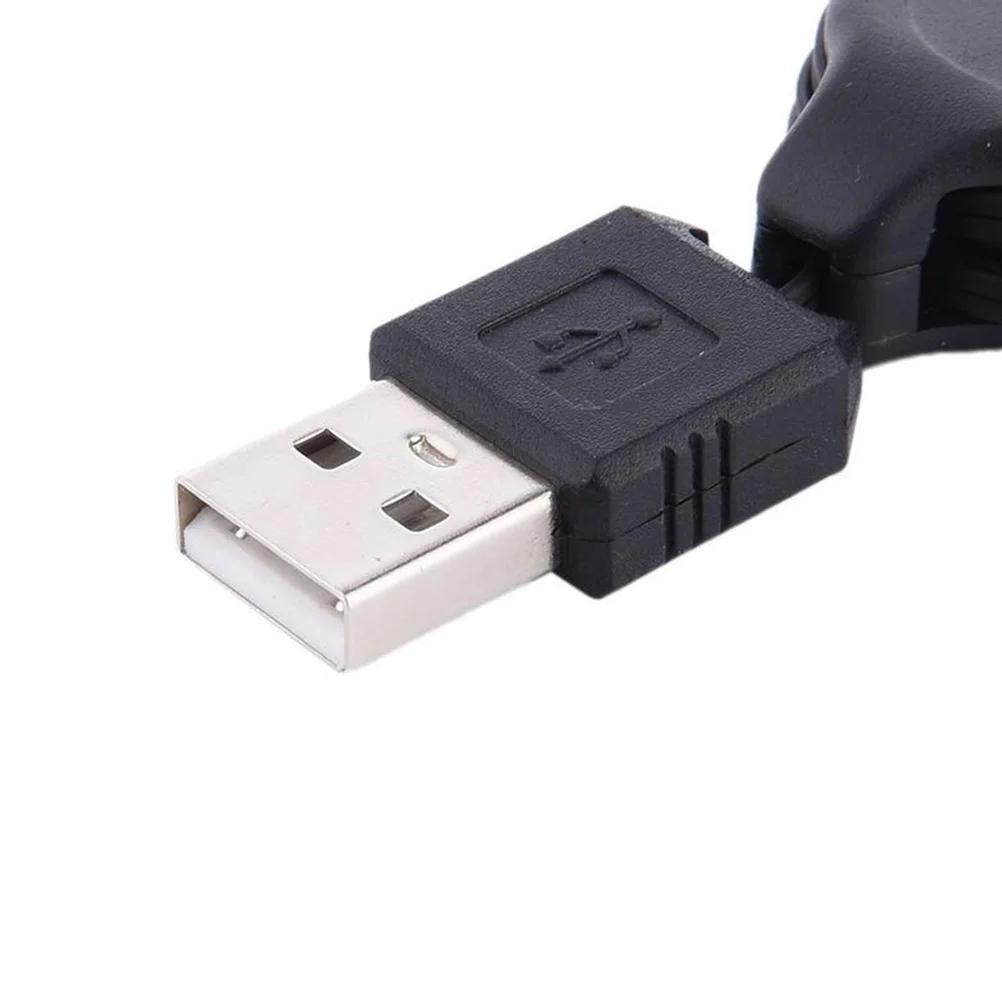 Mini mouse retrattile USB ottico da 2 pezzi Design con cavo compatto Gioca compatibile con il mouse USB per notebook Mac