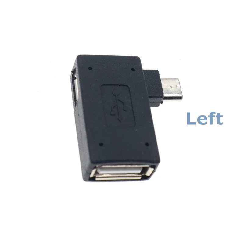 Picture 7: New Micro Adapter USB 2.0 Female to Male Micro OTG Power Supply 2018 Port 90 Degree Left 90 Right Angled USB OTG