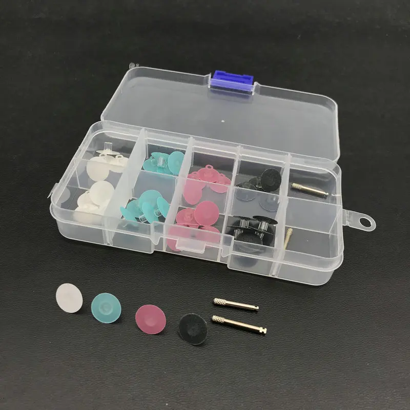 

HussanDental 40pcs Dental Polishing Stem discs Composite Finishing Disc + 4pcs Mandrel Dental Polishing Disc Set