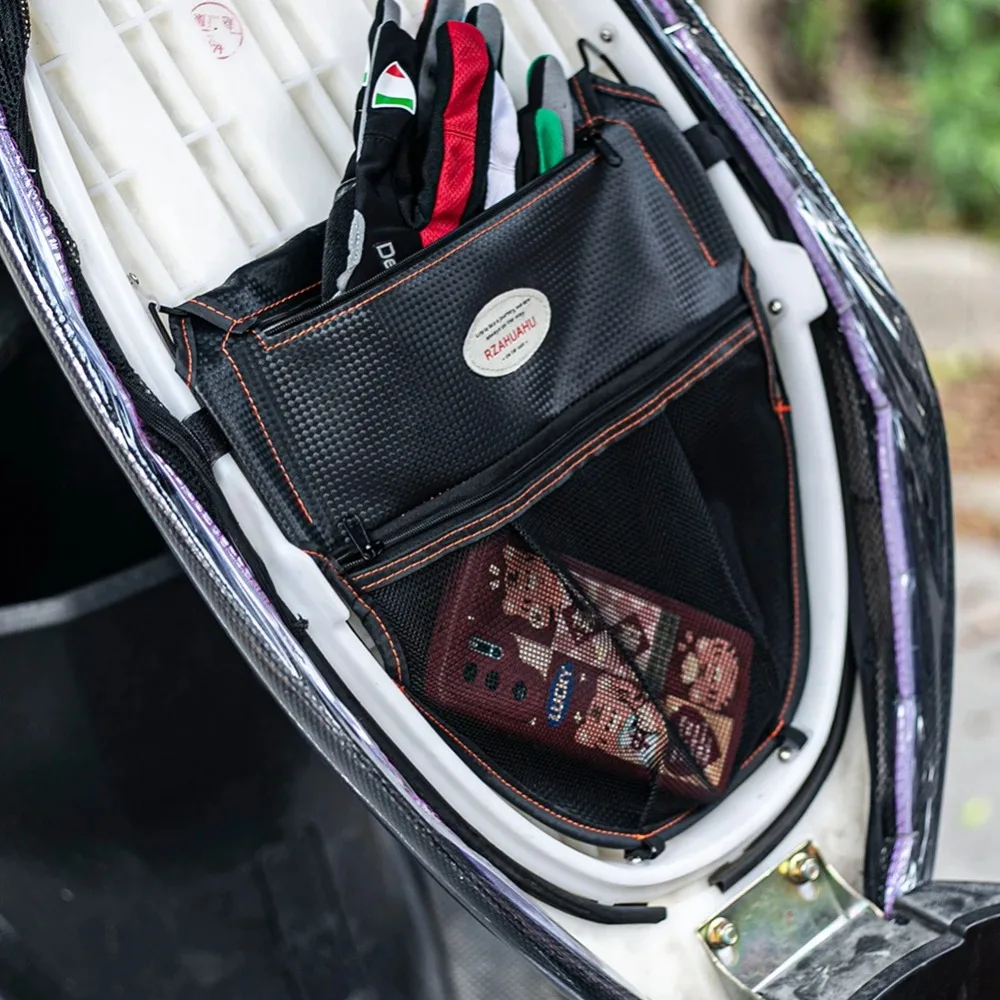 1pc Motorcycle Scooter Seat Bag Tool Storage Motorcycle Seat Accessories Motorcycle Backpack  Vespa Gts - Image 6