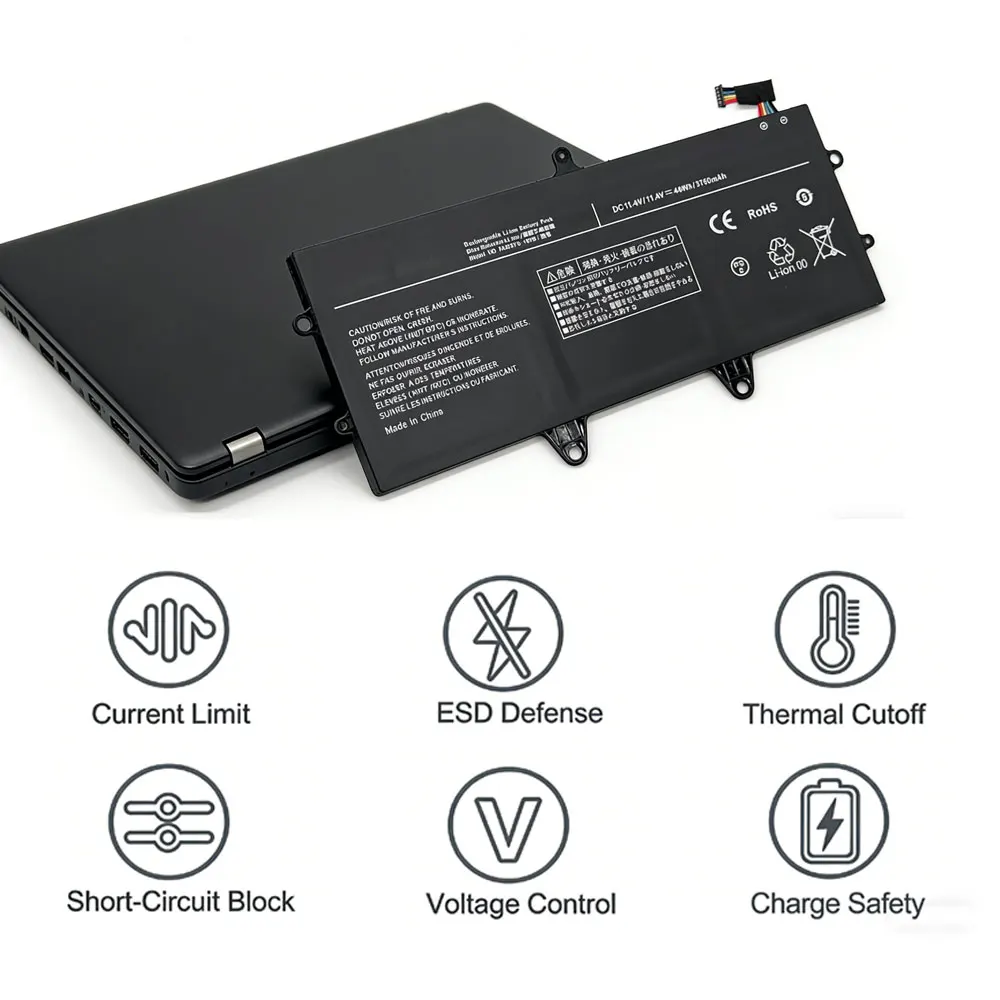 11.4V 44Wh Toshiba PA5267U-1BRS Laptop Battery