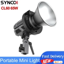 SYNCO COLBOR CL60 65W Photography Lighting Bi-color 2700K-6500K LED Video Light Wireless APP Control For Youtube tiktok