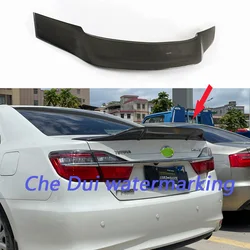 For Toyota 2012-2016 Camry Modified True Carbon Fiber Rear Spoiler True Carbon Fiber Rear Wing Trunk Trim