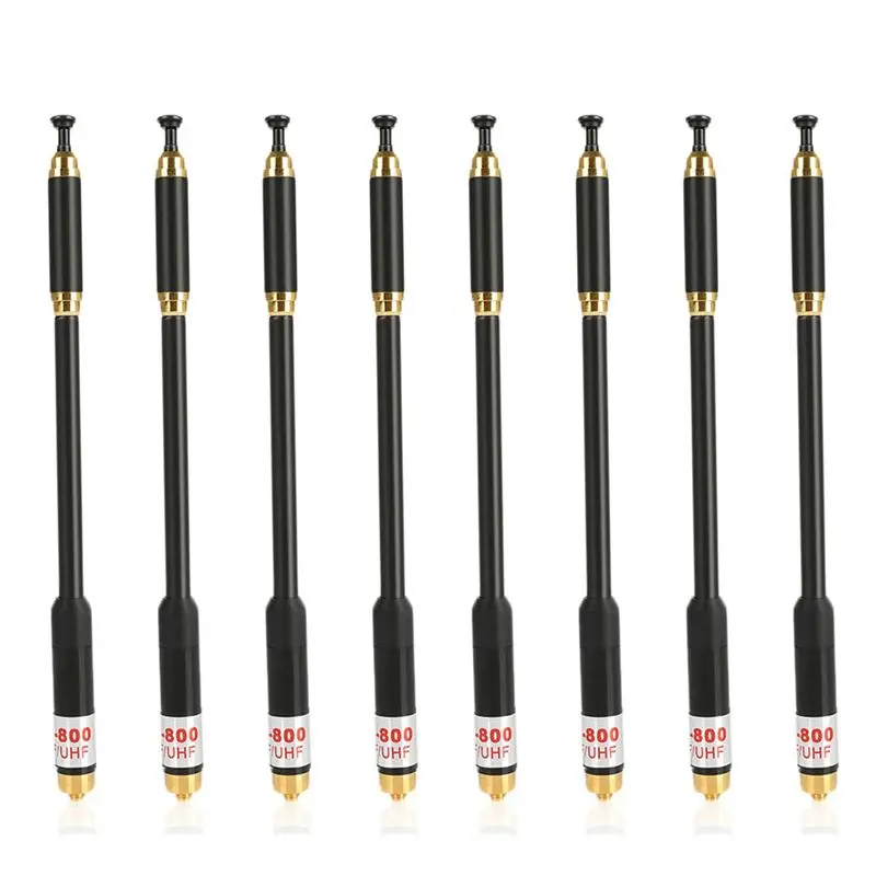 

AYHF 8X AL-800 144/430Mhz SMA-F High Gain Telescopic Antenna For PRYME Kenwood HYT BAOFENG