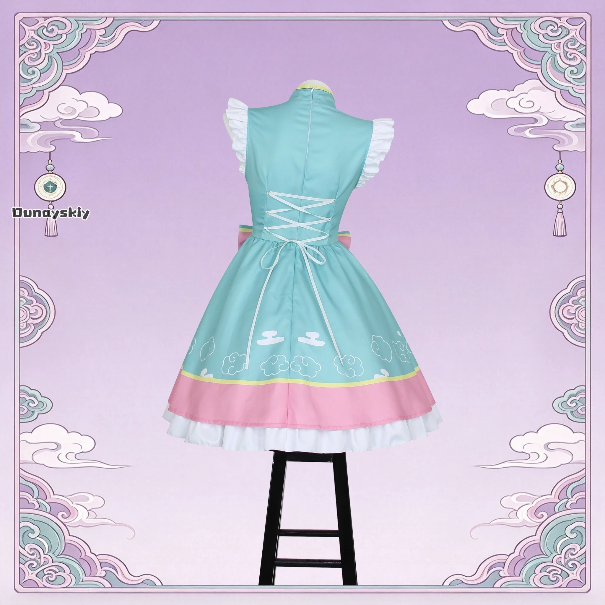 Anime Yashiro Nene‌ Chinese Style Cosplay Costume Chinese Lolita Woman Uniform Halloween Carnival Theme Party Role Play Dress Up - view 4