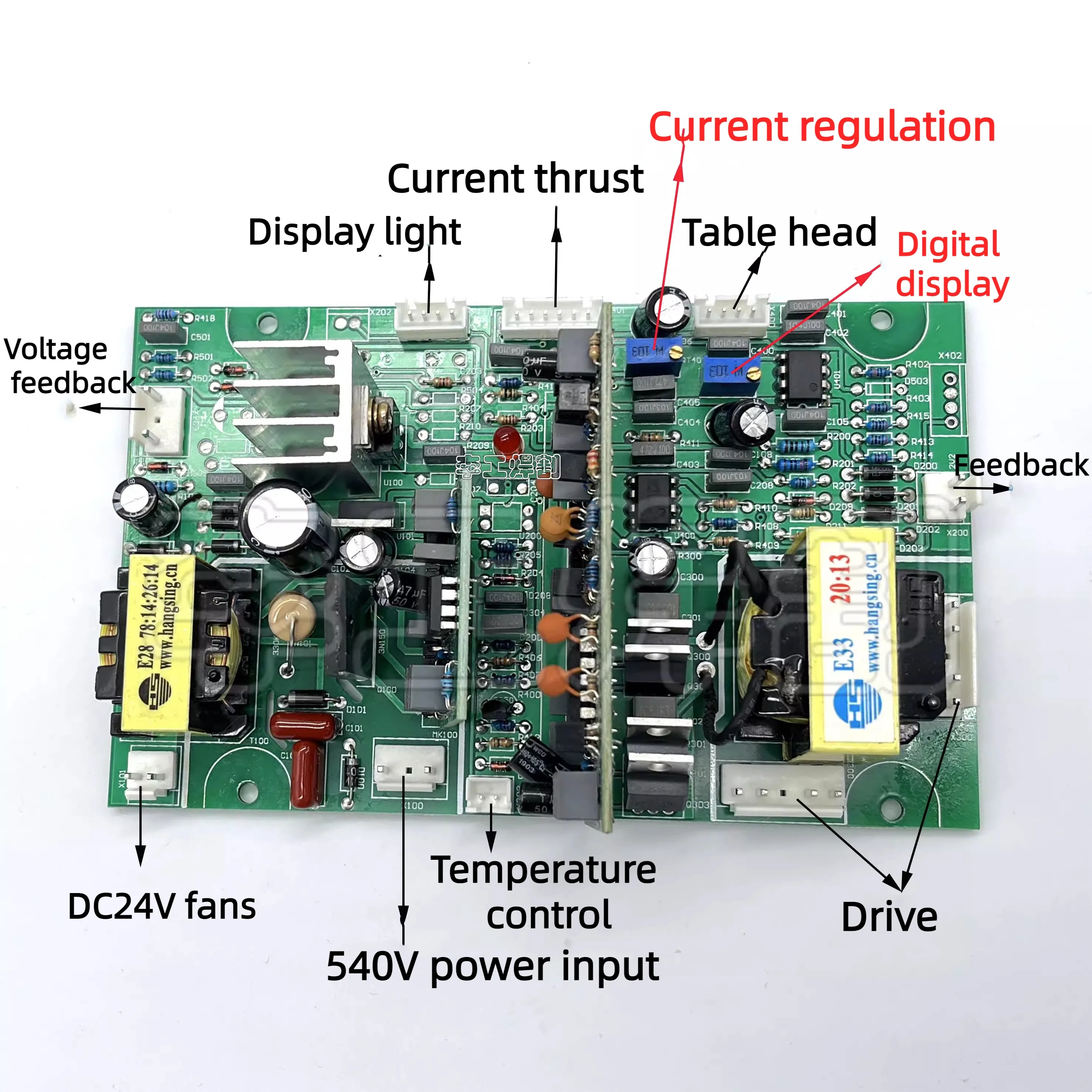 ZX7-400 Single Tube Control Board IGBT Welding Machine Comes with Switching Power Supply Circuit Board