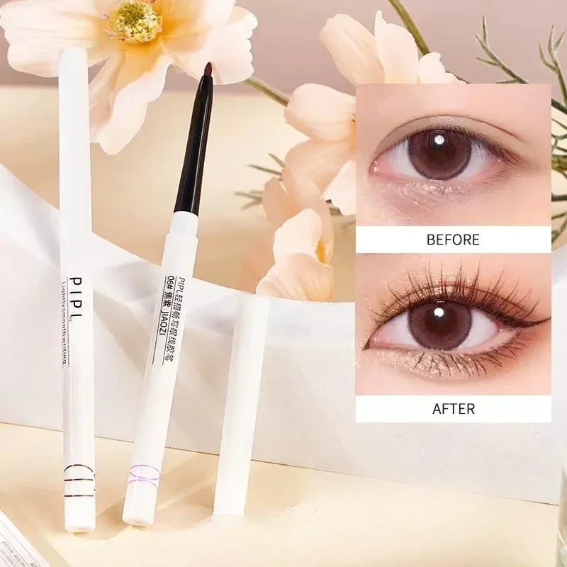 Eyeliner vloeibare pen is glad en gemakkelijk te kleuren Waterdicht Gladde wenkbrauwstok Transpiratie Wenkbrauwgel Tattoo-potlood Cosmetica