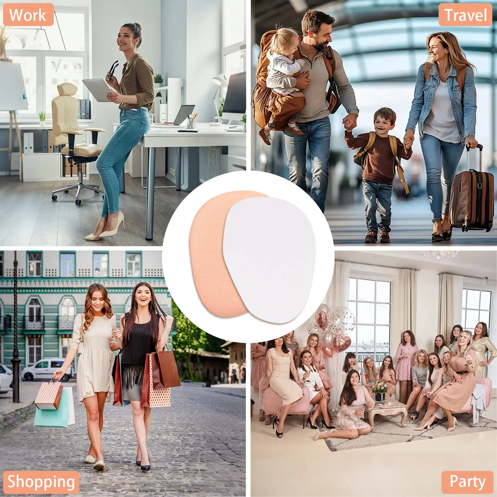 5 Çift Ön Ayak Pedi, Düz Topuk - Women'S Shoes With Bunions incelemesi ve fiyatı