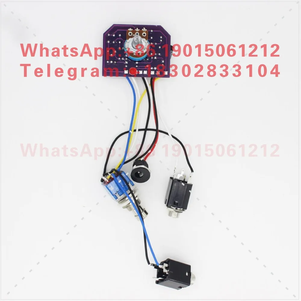 DIY Electric Guitar Monolithic Effects Demeter Fat Control Duplicate Excitation Boost Circuit Board