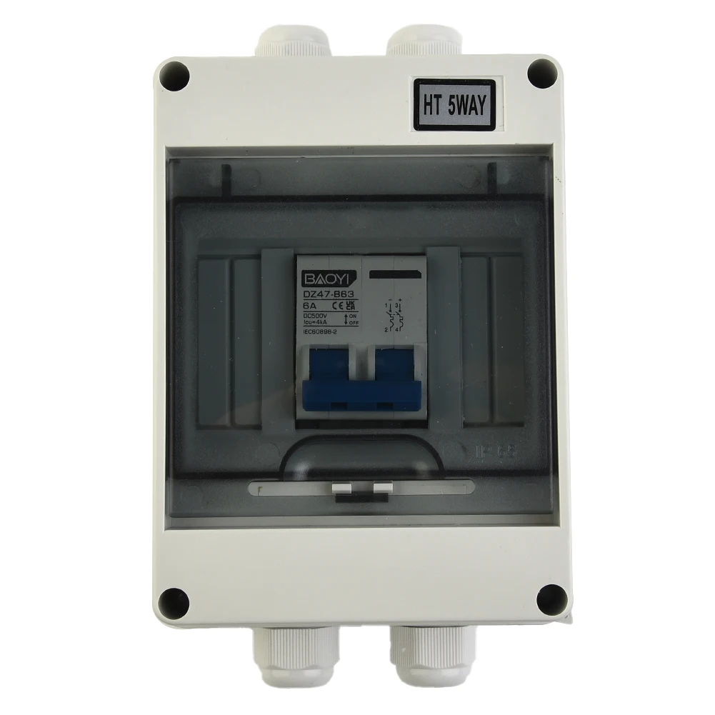 Circuit Breaker Dependable DC500V Solar Isolator Switch for Circuit Protection and Overcurrent Damage Prevention 6 125A