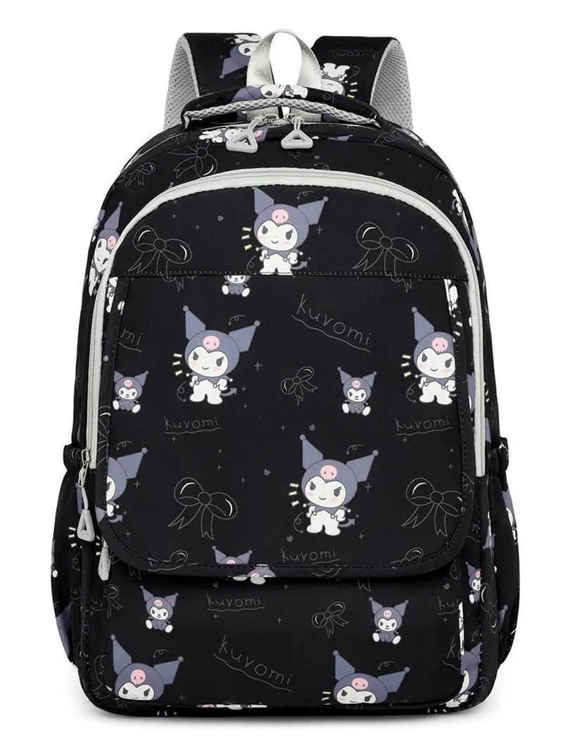 Mochila Kuromi-Sac à Dos d'École de Grande Capacité pour Femme et Adolescente, Nouvelle Collection