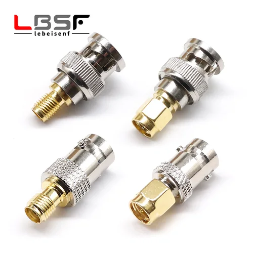 Conector macho SMA a conector de antena de Radio BNC hembra M/F, convertidor RF, Kit de adaptadores de antena de Radio M/F, adaptador Coaxial SMA a BNC