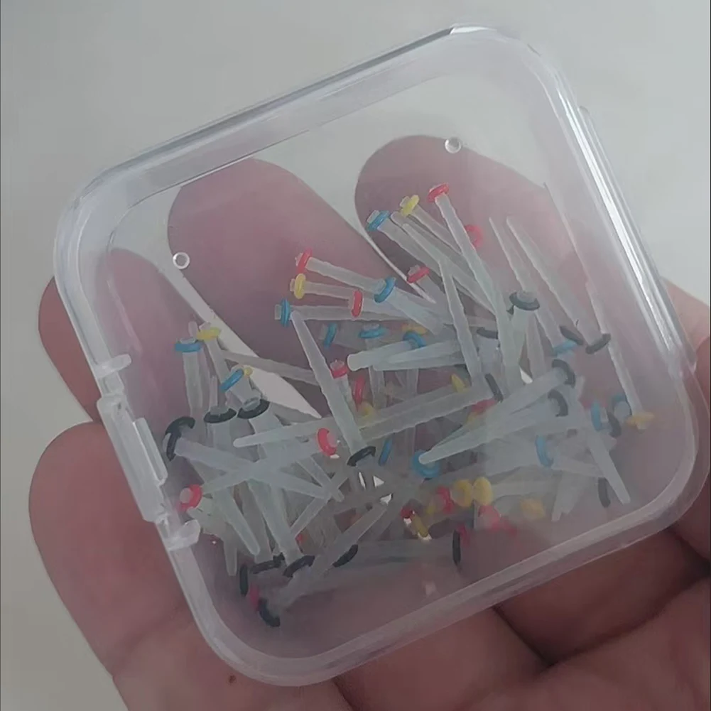 400 قطعة من ألياف المسمار للأسنان، عمود إصلاح قناة الجذر، أكوام استعادة الأسنان الأمامية، زجاج الكوارتز، عمود ربط مركب