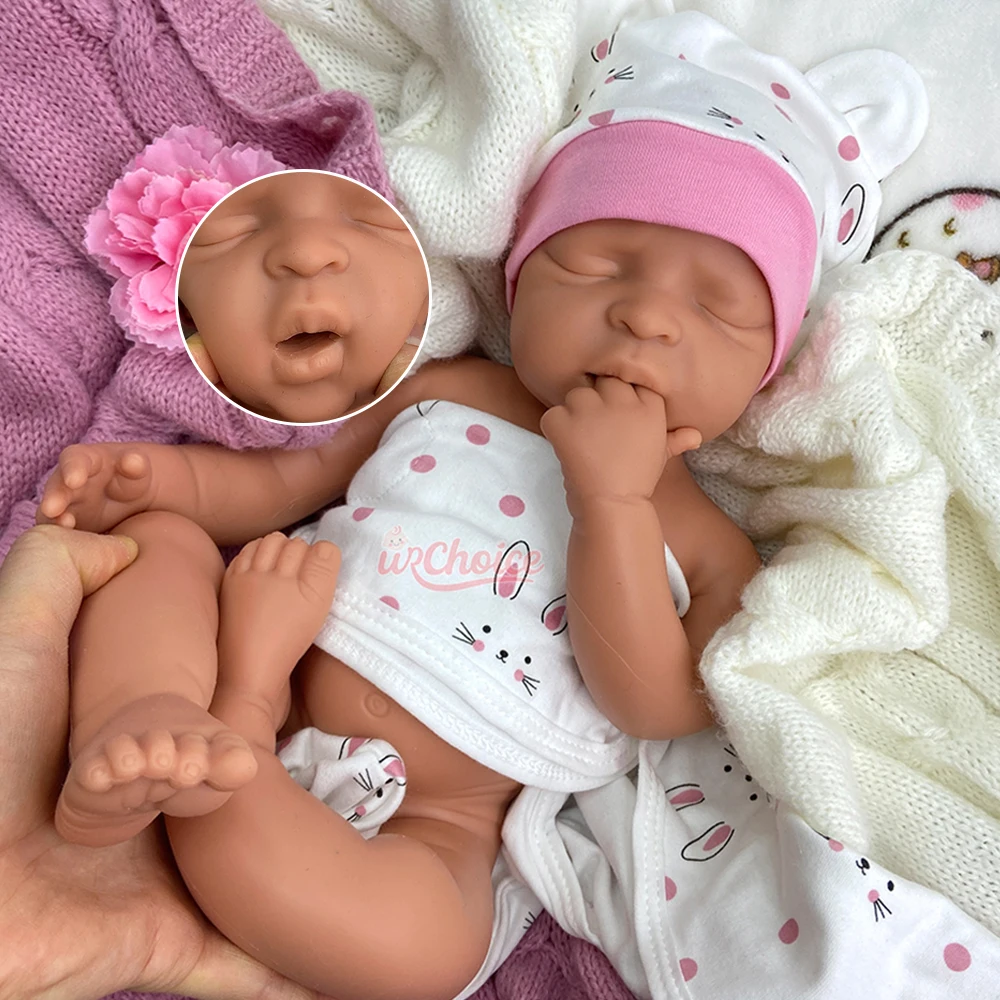 

17Inch Adorable Girl Lifelike Silicone Reborn Baby Handmade Soft Washable Doll Teaching Model Perfect for Nursing Education