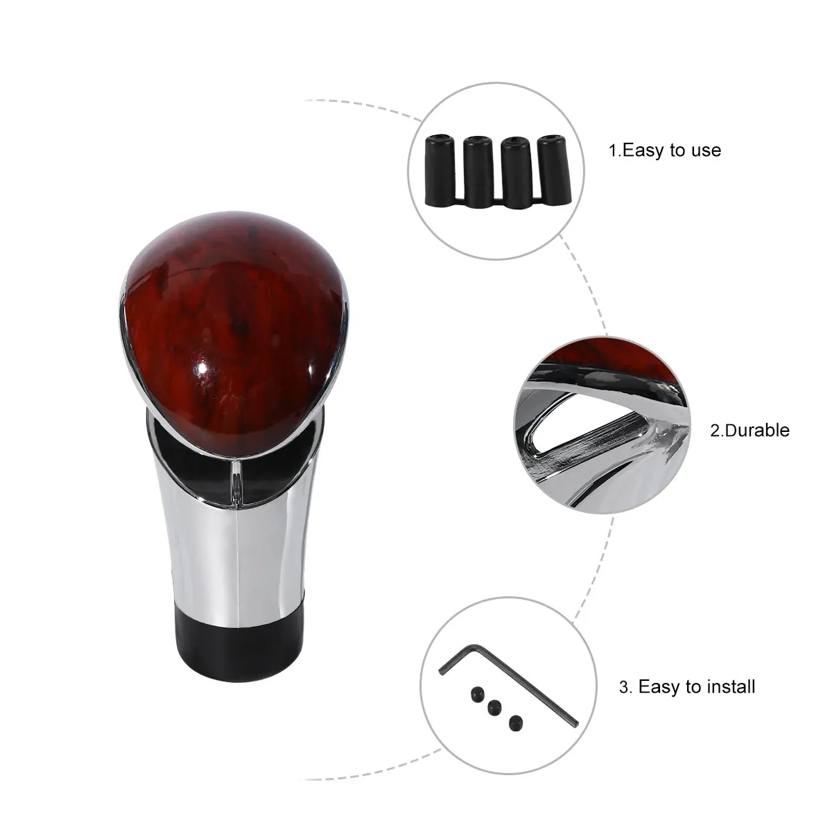 

Automatic Gear Handle Car Shifting Lever Accessories for Cars Durable Knob Stylish Automobile Shifter Stick Universal