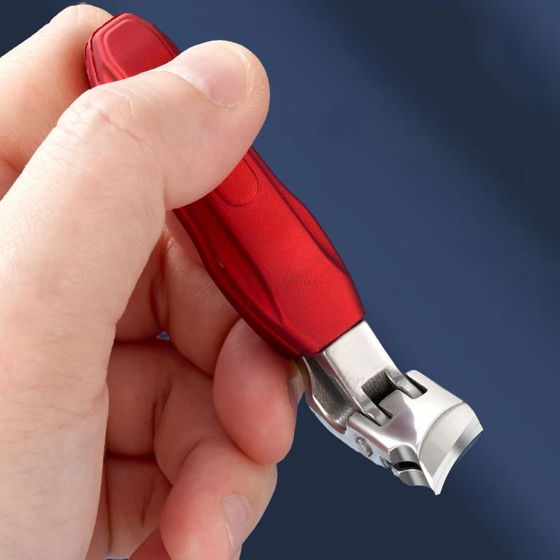Anti-Splash Nail Clippers Large Thick Hard Special Nail Clippers Ingrown Toenail Clipper Cut Household Manicure Foot Care Tools
