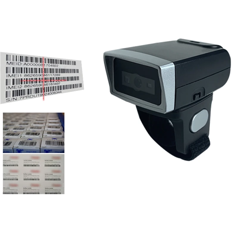 Portable BT Bracode Scanners Bar Code Wireless Bracode Code Scanners HS-S03ER