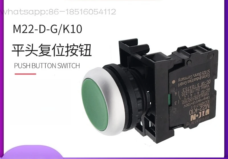 

Self-Reset Push Button Switch M22-D-G R Y W S B/K10 11 20 Complete Set
