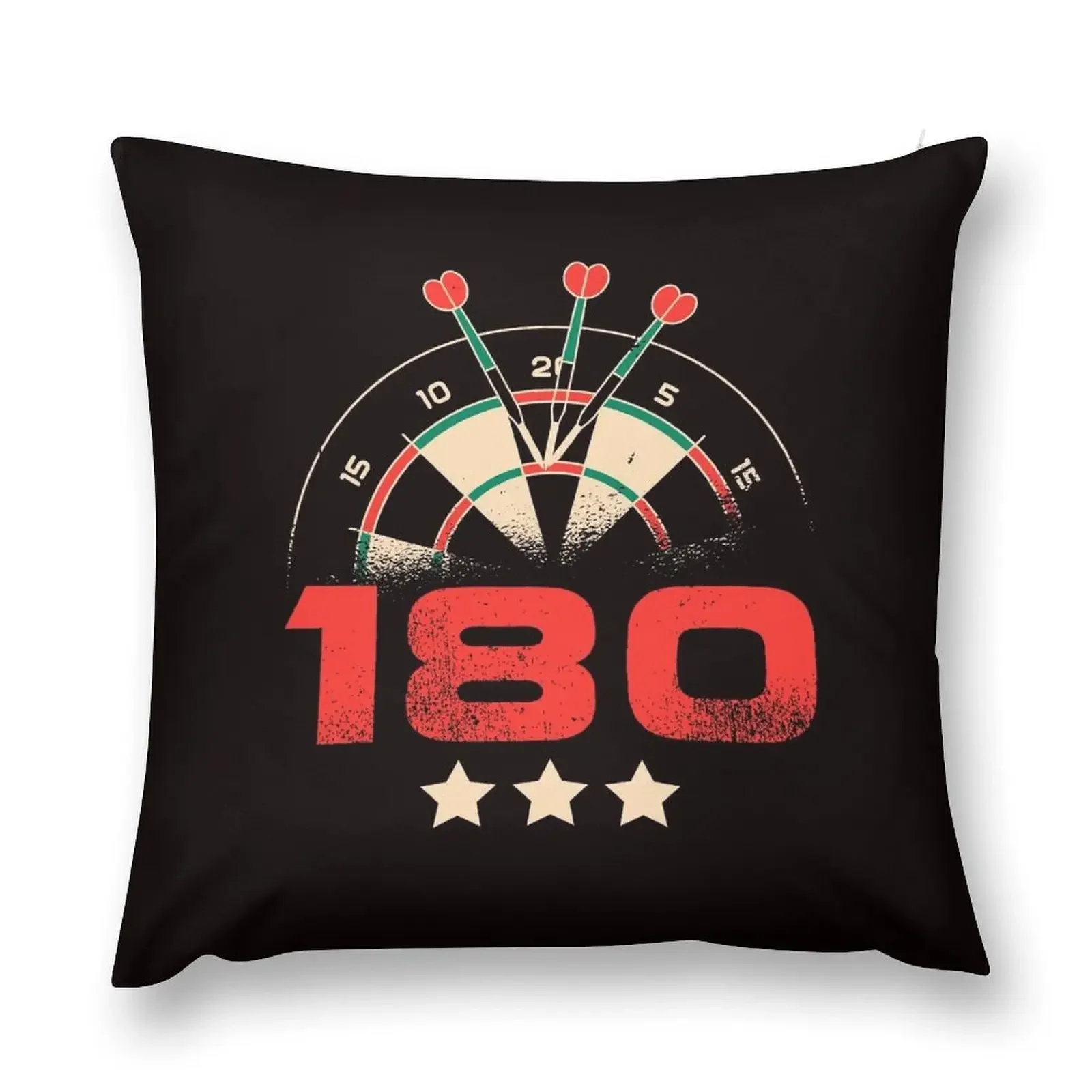 Dartboard Arrow Darts Player 180 Bullseye Target Dartist Throw Pillow Decorative Cushions Luxury Pillow Cover pillow