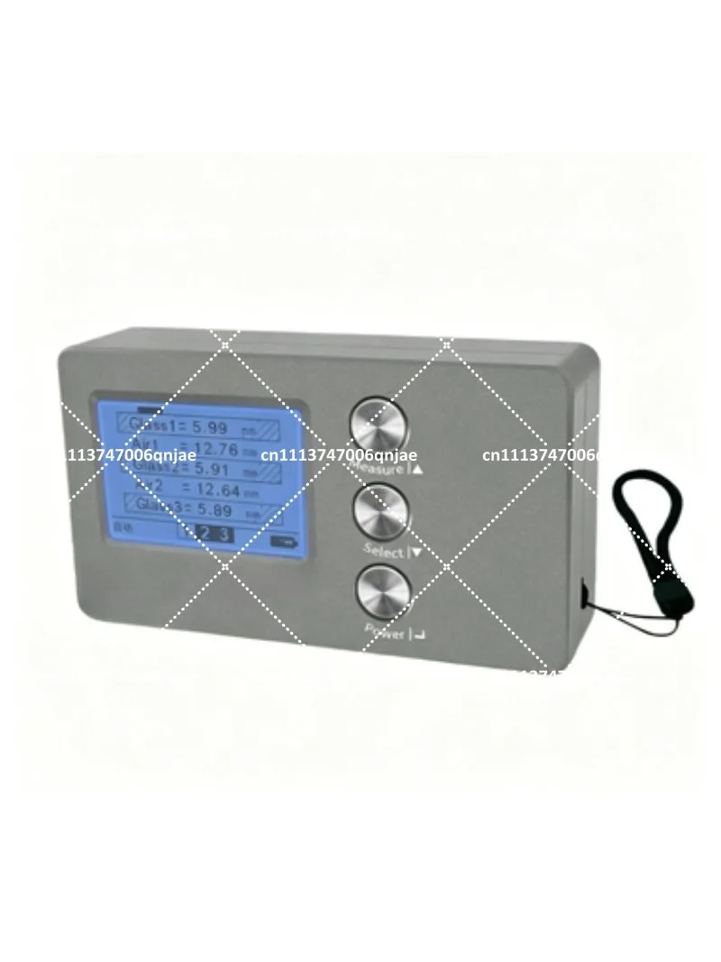 Digital Hollow Glass Thickness Gauge LS201 Curtain Wall Double Glass Measurement Tool