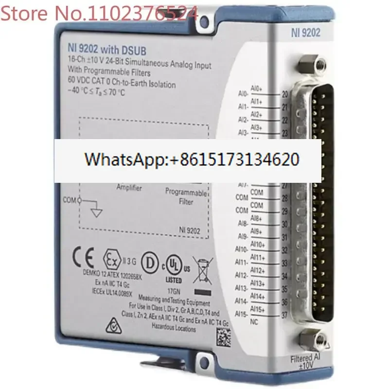 New NI-9201/9205/9206/9209/9215/9220/9221C Series Voltage Input Module 1