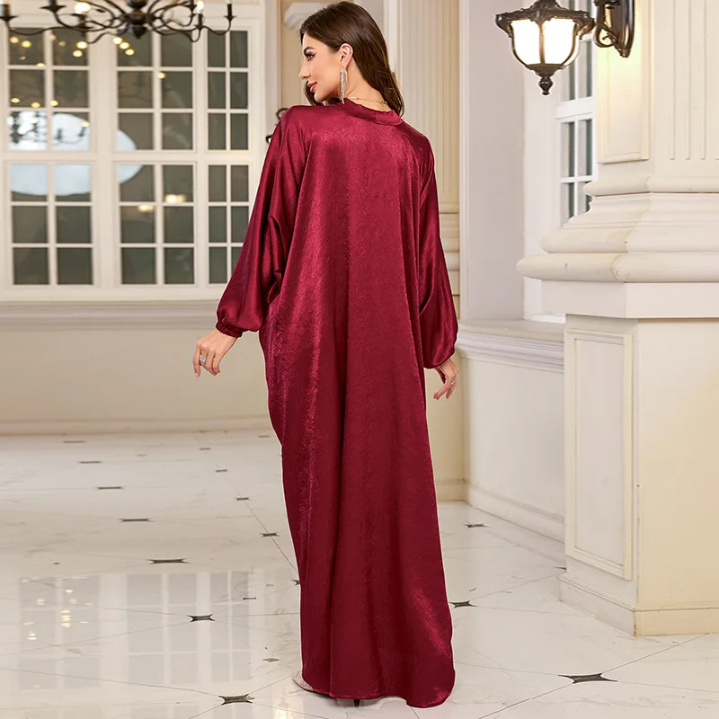 Feminino bordado longo caftans plus size kaftan vestidos praia maiô cobrir moomoo vestido marroquino robe