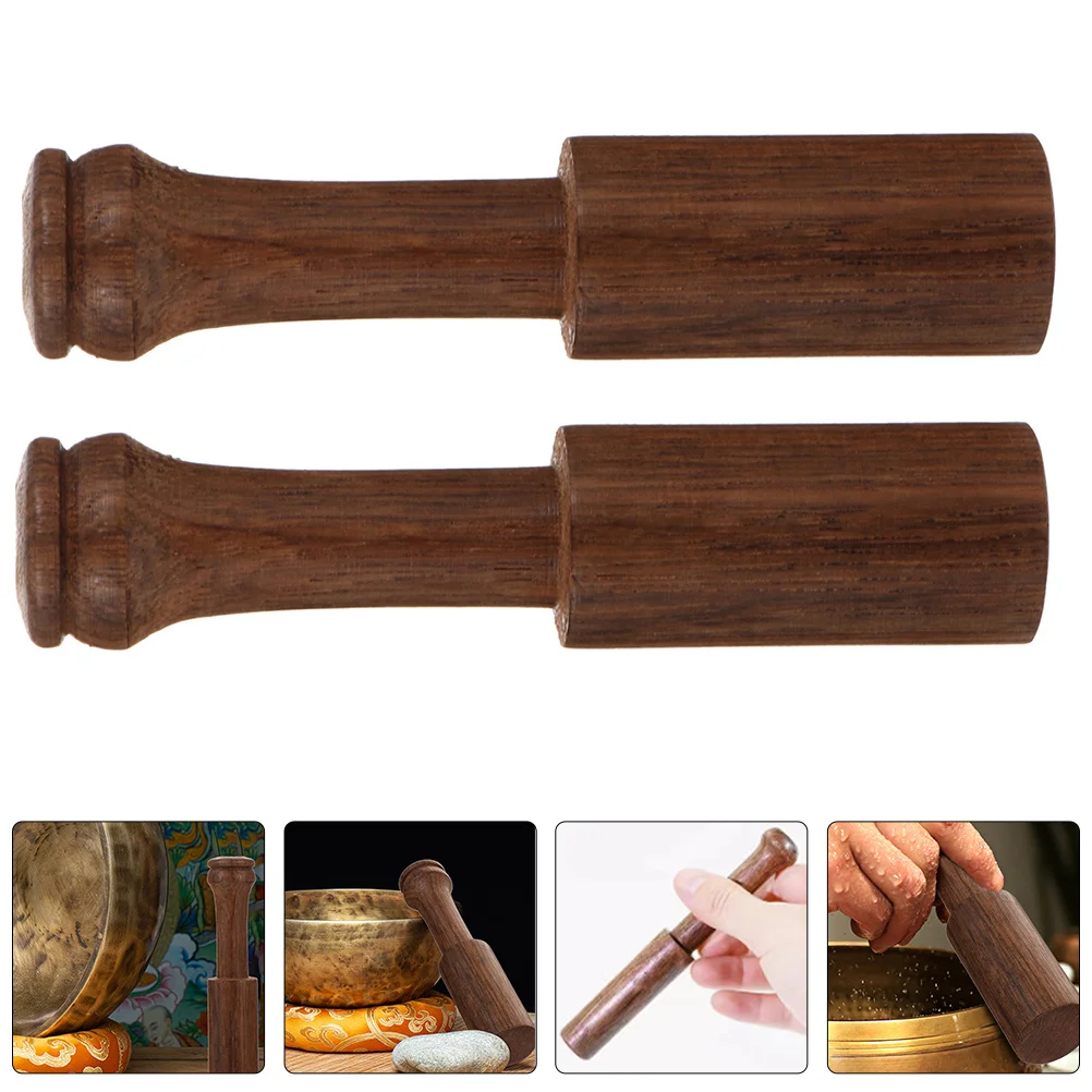 

2pcs Tibetan Singing Bowl Striker Wooden Mallet For Sound Bowl Meditation Accessory Buddha Stick Chanting Bowls Parts Wood