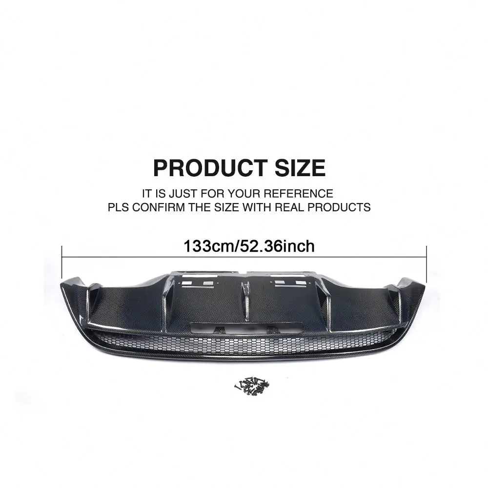 Carbon Fiber R8 Car Diffuser For Audi R8 GT V8 Coupe 2-Door 2010-2015