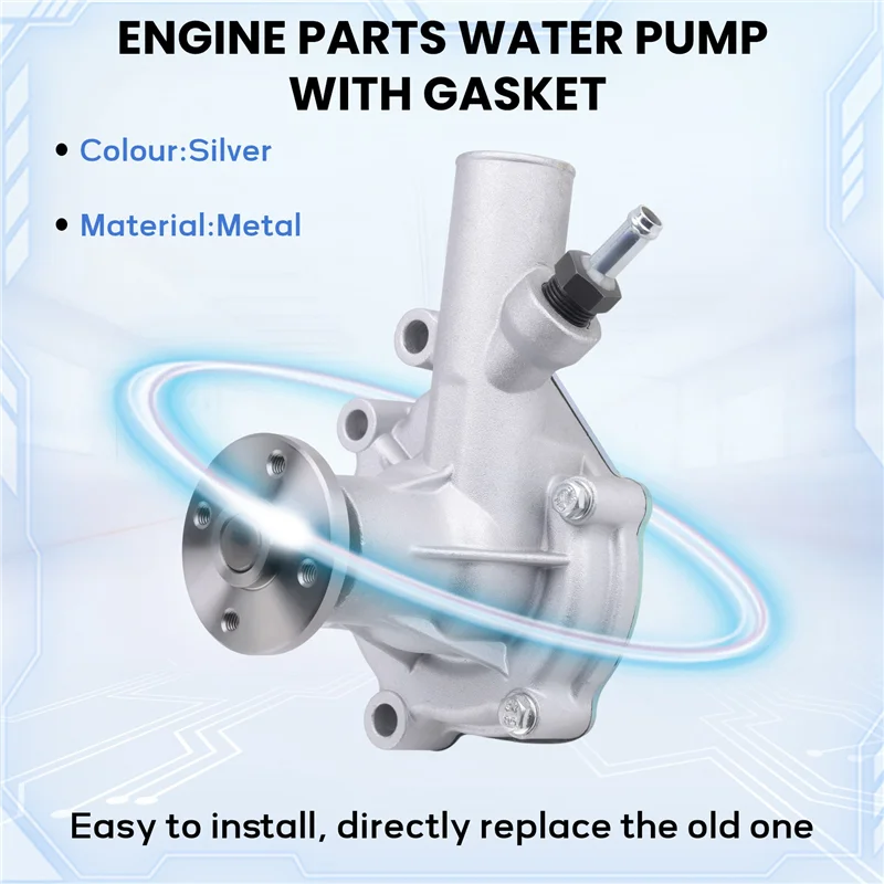 

X39A-детали двигателя водяной насос с прокладкой MM409302 для Mitsubishi S4L S3L S3L2 K3B K3C K3D K3E K4F Hoflader Terex Iseki