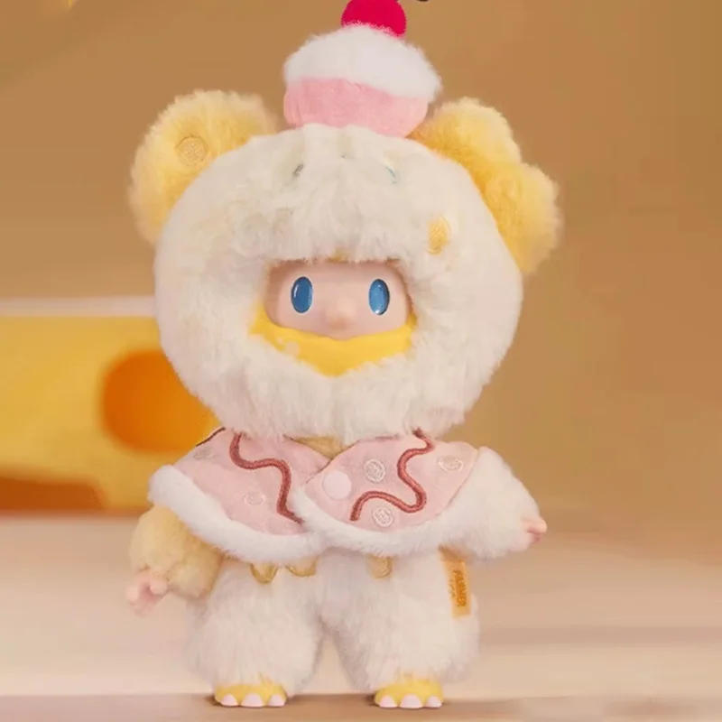 Fermier Bob Furry Time Butler Mouse Chef fromage crème souris Bob fleur vinyle visage peluche carte suspendue Bob pendentif jouet cadeau Surprise