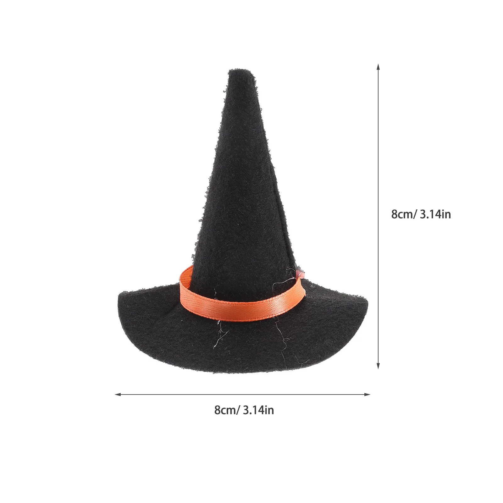 Mini sombrero de bruja de Halloween, muñecas, sombreros pequeños para decoración de pasteles, decoraciones de baño bonitas para bebés