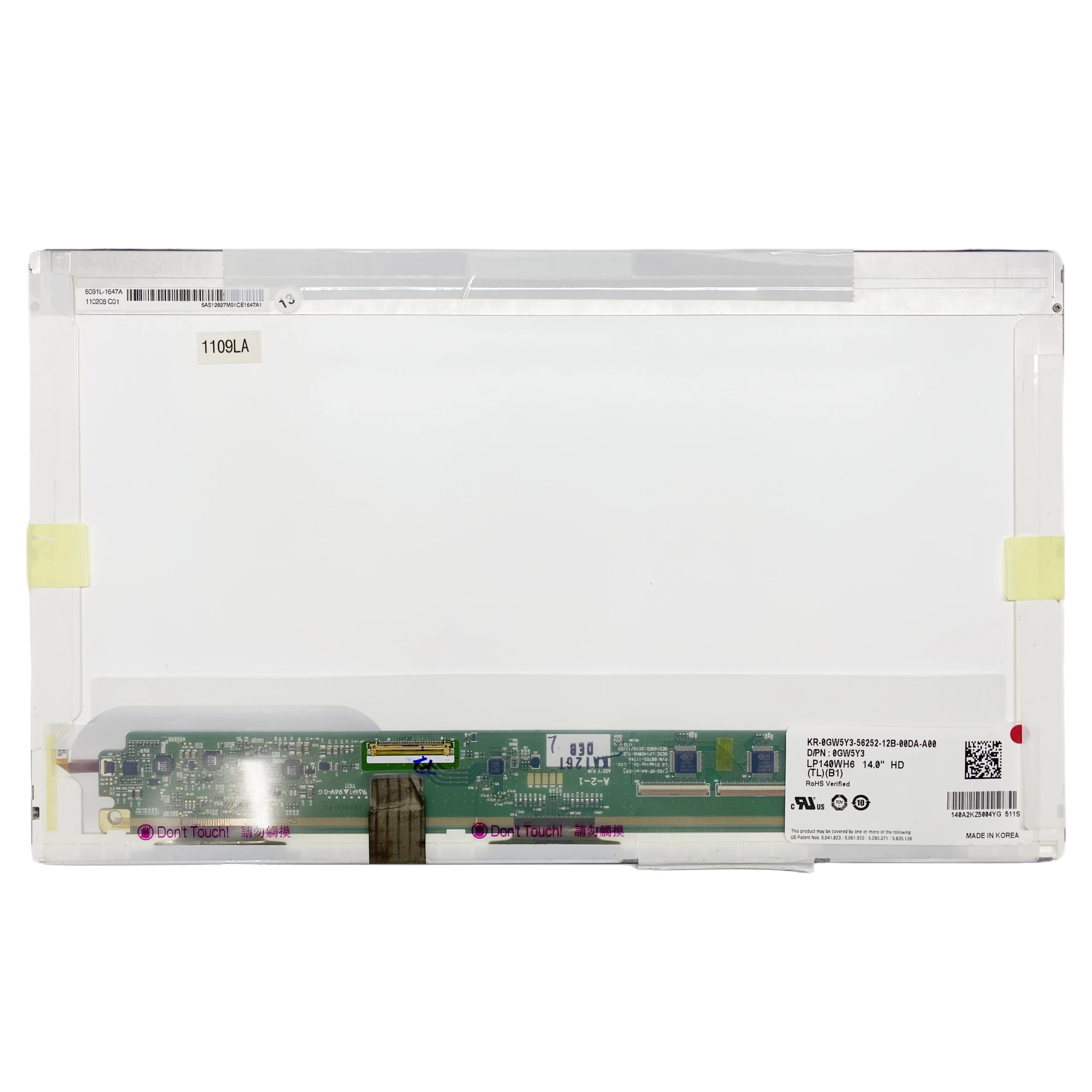 

LP140WH6-TLB1 LTN140AT22 N140BGE-L22 B140XW01 V.0 V.8 V.9 BT140GW01 V.4 Laptop LCD Screen LVDS 40 Pins
