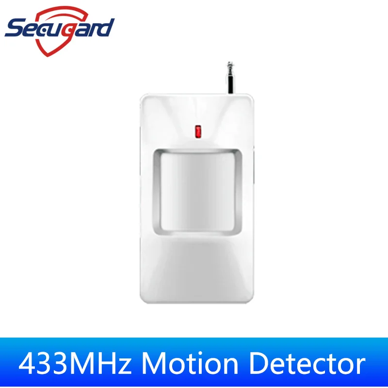 433MHz Wireless PIR Motion Detector Infrared Sensor With Antenna For Home Burglar Security Alarm System