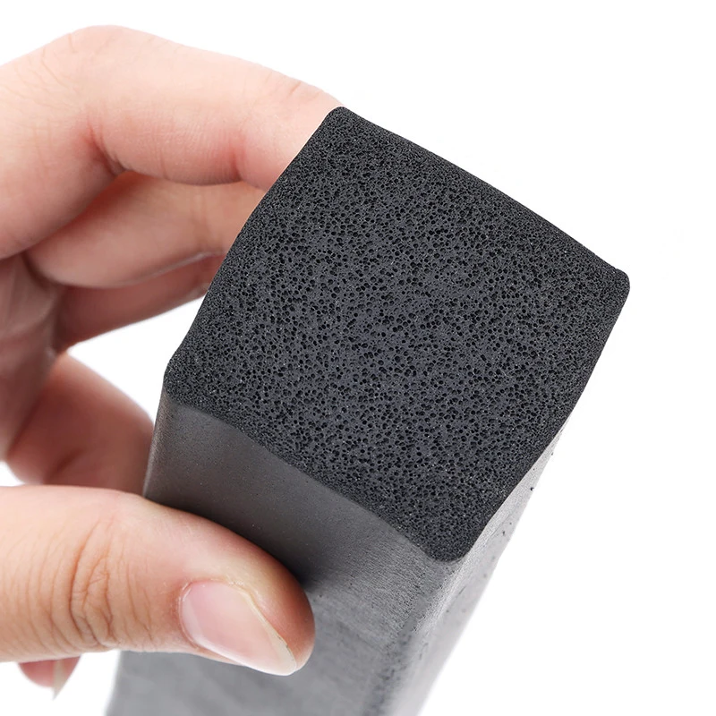 Picture 5: 1M Black EPDM Foam Sealing Strip Sear-resistant Flat Square Strip EPDM Sponge Sealing Strip  T: 2~45mm W: 10~50mm