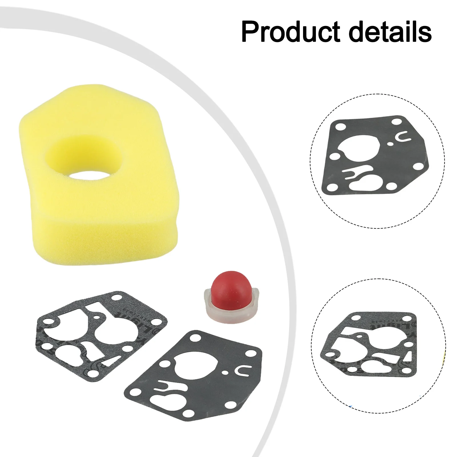 Air Filter Kit Repair And Adjustment Kit Metal Service Tune-up Kit For Mountfield HP470 SP470 Garden Power Equipment