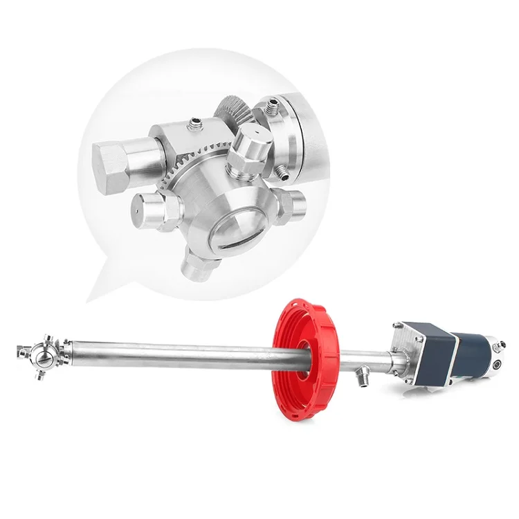 

Stainless Steel 316L Ibc Tote Tank Cleaning Nozzle System High Pressure Rotating Cleaning Head