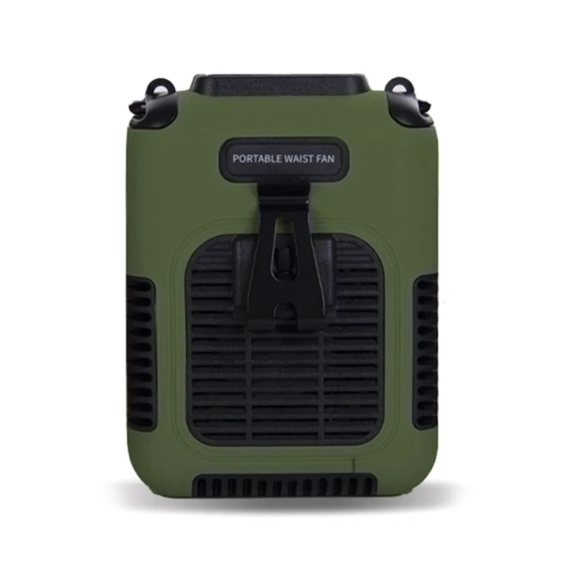 

A005-Portable Neck Fan With Lanyard Wearable Body Belt Fan 8000Mah Rechargeable Battery Operated Powered Small Mini Fan