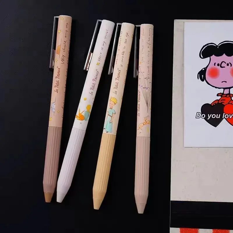 M&G Morning Light Little Prince Retro Color Limited Press Neutral Pen Student Water Pen 0.5 Black Carbon Pen Press Pen Cute Pen