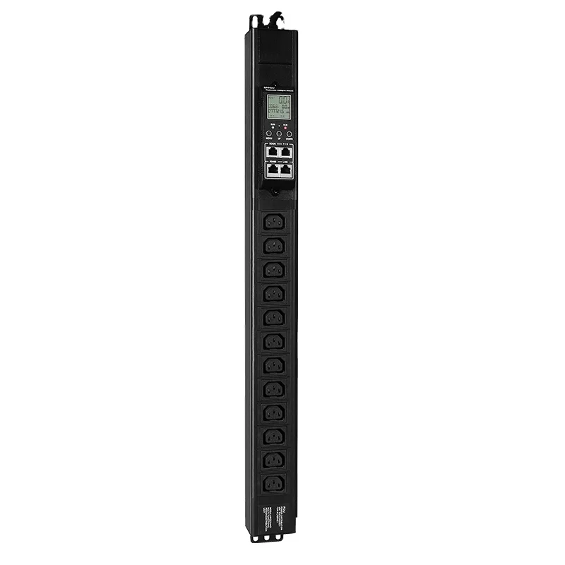 

1.5U Intelligent Monitoring Type PDU Power Socket 12-bit C13 Socket 16A Input Vertical Installation 485Modbus-RTU Protocol Casca