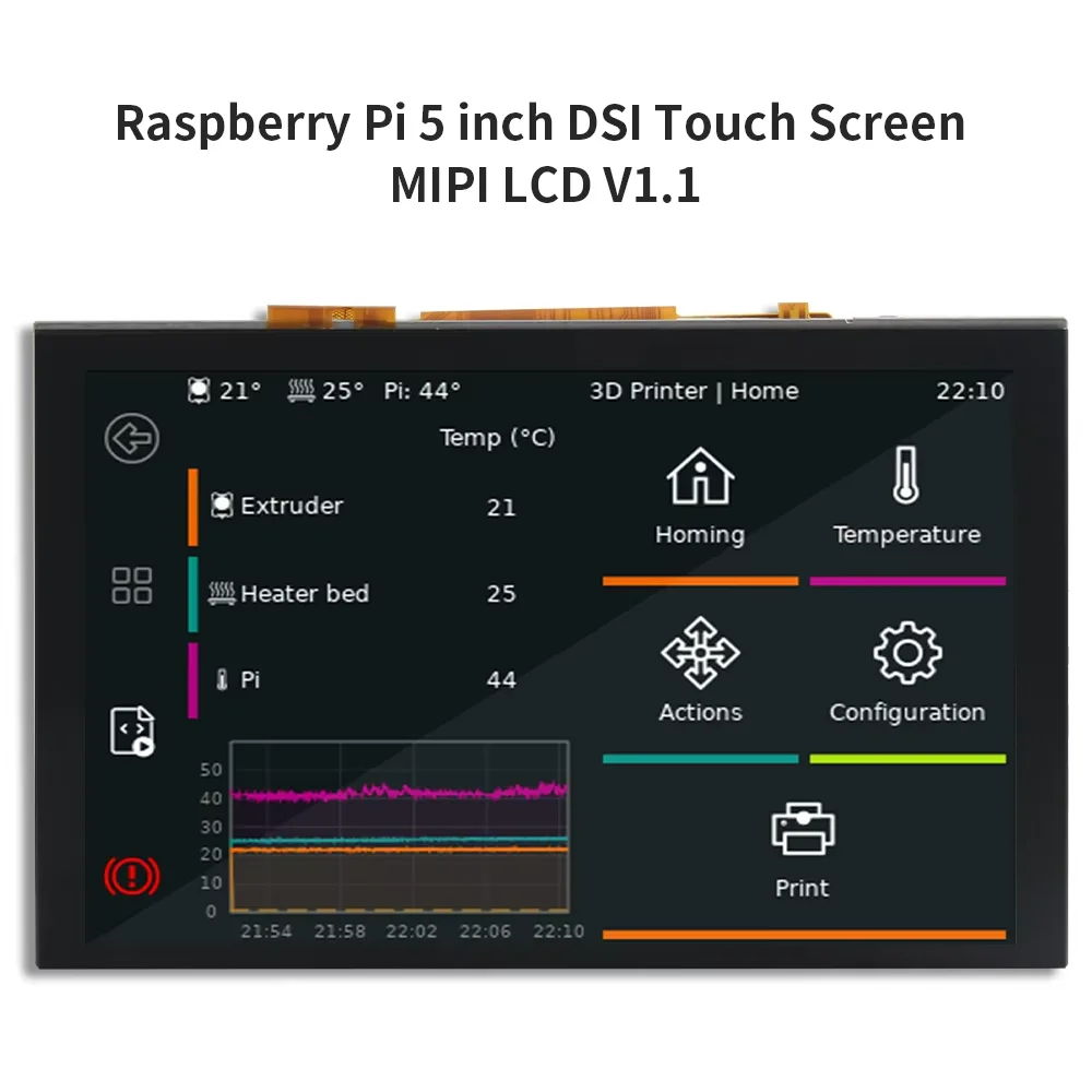 HDMI5 Touch Screen 5INCH DSI Screen MIPI LCD V1.1 Display Voron 3D Printer Parts For Raspberry Pi Board