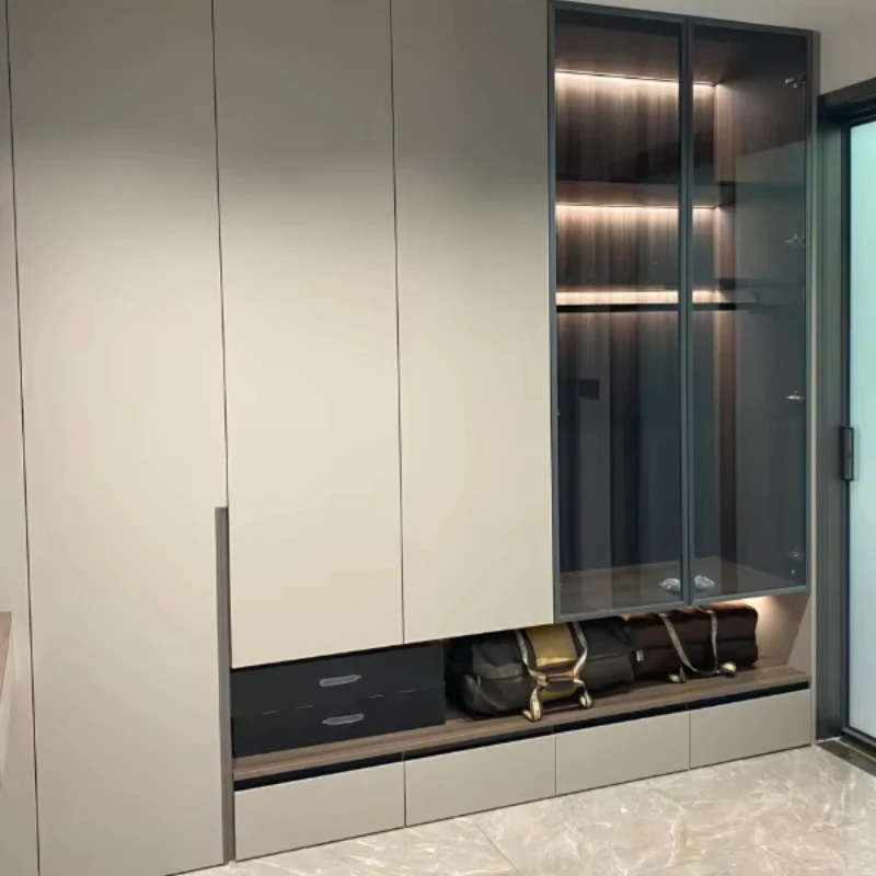 

Wardrobe functional furniture Bedroom with modern design and spacious storage space Wooden wardrobe