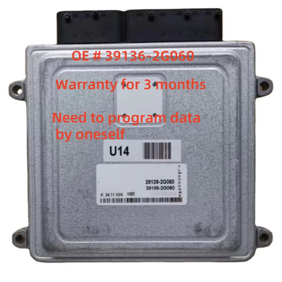 High quality 39136-2G060 39106-2G060 ECU Car Engine Computer Board for Hyundai Parts