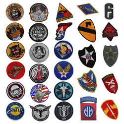 Hot Selling Army Fan Series Cavalry Bag Accessories Insignia Armband Embroidered Indian Backpack Patches for Clothing