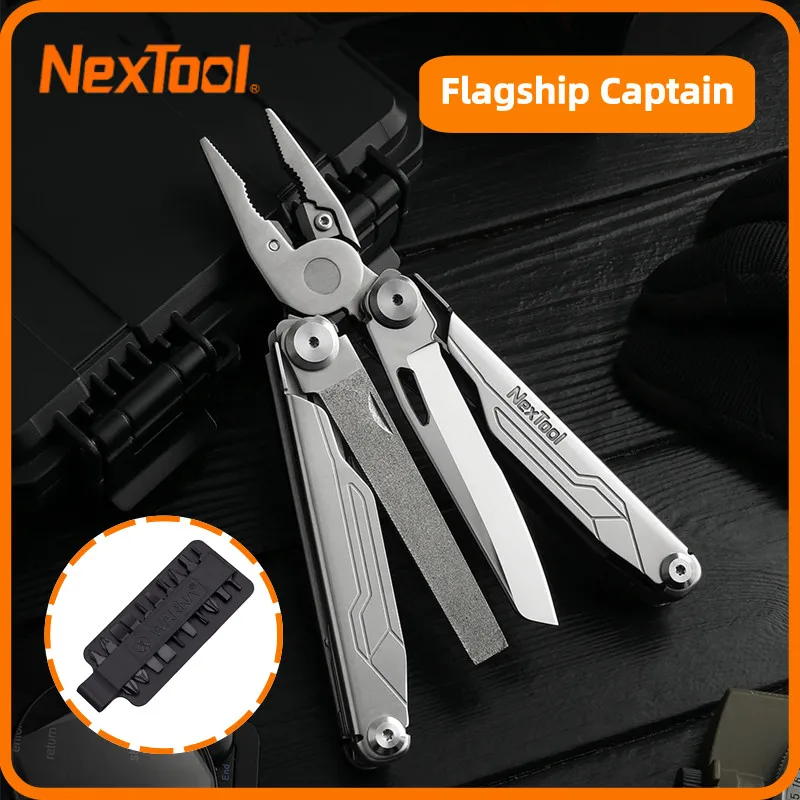 NexTool Flagship Captain Multitool Plier 19 In1 EDC Pocket Survival Knife Folding Hand Tool Camping Knife Saw Outdoor Multi-Tool