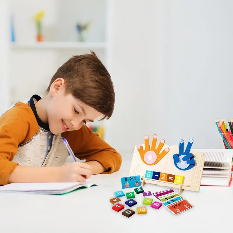 Zahlen Ziegel Spielzeug Addition Und Subtraktion Mathematik Blöcke Spielzeug Pädagogisches Finger Zählen Mathe Spielzeug Interaktive Unterricht Frühen